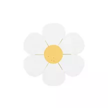 12 Serviettes marguerite