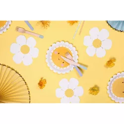 12 Daisy napkins
