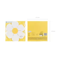 12 Daisy napkins