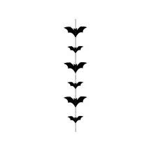 1 ghirlanda "Bat" - nera