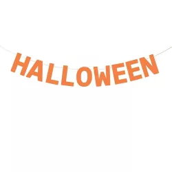 1 Garland "Halloween" - orange