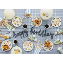 1 Garland construction site "Happy Birthday"