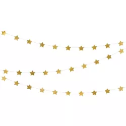 1 guirlande étoiles dorées