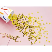 Goldene Sternen Konfetti 30g