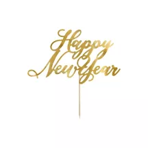 1 topper d'oro "Buon anno"