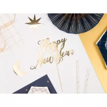 1 goldener Topper "Happy New Year"