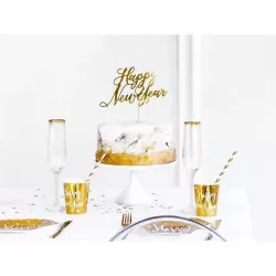1 golden topper "Happy New Year"