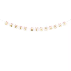 Katze Girlande "Happy Birthday"