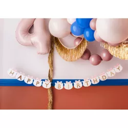 Cat garland "Happy Birthday"