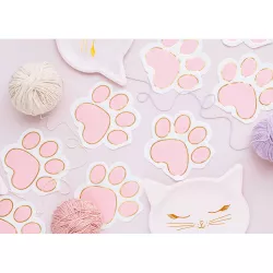 12 Katzenpfote Servietten