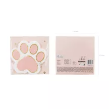 12 Serviettes patte de chat