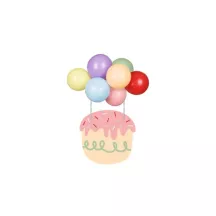 Ballons multicolores Cake Topper