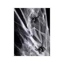 10 schwarze Plastikspinnen