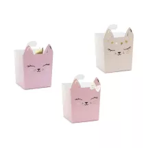 3 Cat popcorn boxes