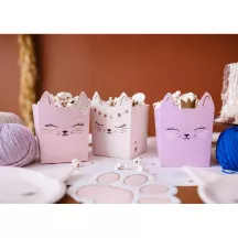 3 scatole di popcorn gatto