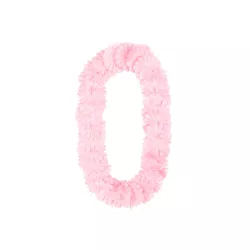 Pink flower necklace