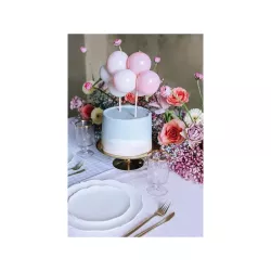 Rosa Luftballons Cake Topper