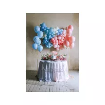 Pink balloons cake topper
