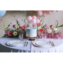 Topper per torta con palloncini rosa