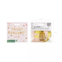 Guirlande "Happy Birthday" rose et doré