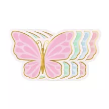 12 Butterfly napkins
