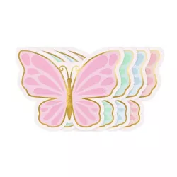 12 Butterfly napkins