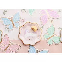 12 Butterfly napkins