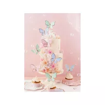 9 Butterflies cake toppers