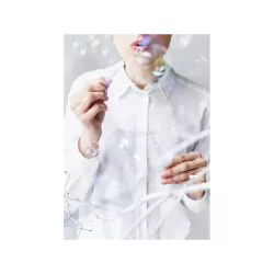 48 Soap bubble tubes - heart
