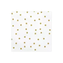 20 Servietten goldene Sterne