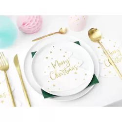 20 Servietten Tanne "Merry Christmas"