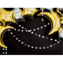 Silver stars garland