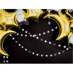 Ghirlanda di stelle d'argento