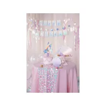 Chemin de table paillettes iridescentes