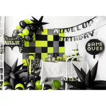 Videospiele Girlande "Level up Birthday"