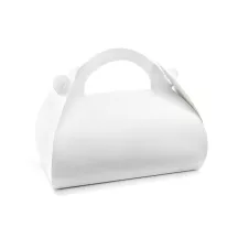 White boxes for treats in cardboard - 10 pcs