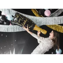 1 3D Folienballon Champagner