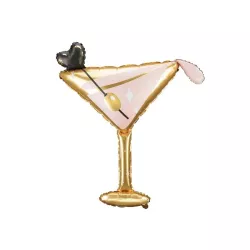 1 ballon 3D Cocktail en aluminium