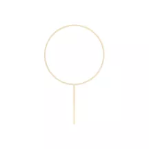 Cake Topper "Holzkreis"