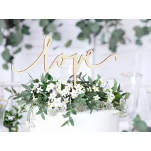 Cake Topper "Love" in wood