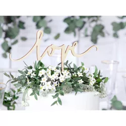 Cake Topper "Love" in wood