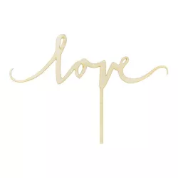 Cake Topper "Love" in wood