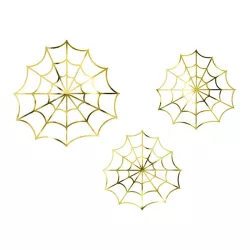Decorazione ragnatela - oro