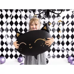 Black cat" foil balloon