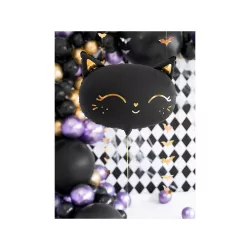 Black cat" foil balloon