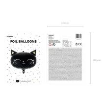 Pallone in foil "gatto nero