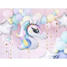 3D Luftballon "Einhorn" aus Aluminium