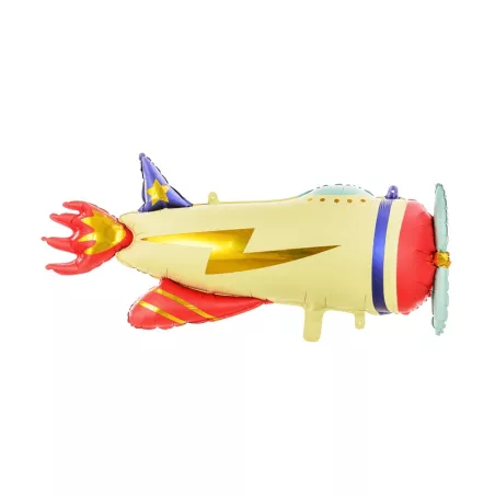 Ballon 3D "avion" - aluminium