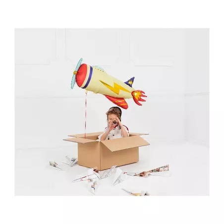 Ballon 3D "avion" - aluminium