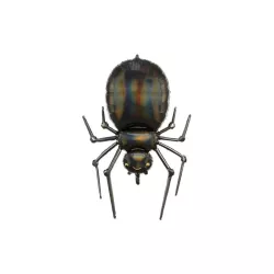 1 3D black spider balloon foil
